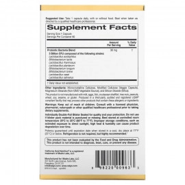 California Gold Nutrition, Пробиотики LactoBif, 5 млрд КОЕ, 60 овощных капсул