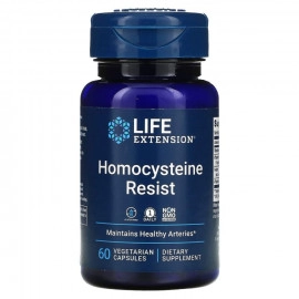 Life Extension Homocysteine Resist 60 растительных капсул. Поддержание уровня гомоцистеина, 60 капсул.