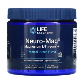 L-треонат магния со вкусом тропического пунша, Life extension, Neuro-Mag, Magnesium L-Threonate - 93,35 гр