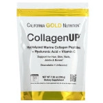 California Gold Nutrition, CollagenUP, морской гидролизованный коллаген, гиалуроновая кислота и витамин C, с нейтральным вкусом, 206г