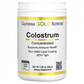 California Gold Nutrition Colostrum Powder Concentrated, 200 г, Концентрированное молозиво в порошке. (Колострум)