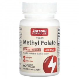 Jarrow Formulas, Methyl Folate, Метил фолат, 400 мкг, 60 капсул