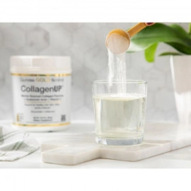 California Gold Nutrition Collagen UP пор.93, 464 g, гидролизованный морской коллаген, гиалуроновая кислота и витамин C, без вкусовых добавок, 464 гр